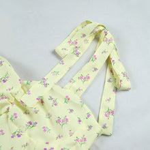 Load image into Gallery viewer, Summer Casual Slip Beach Midi Dress Women Floral Boho Dress Ruffles Wrap Casual V-Neck Split Sexy Party Dresses Robe Sundress