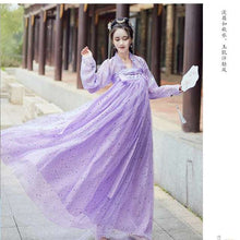 Load image into Gallery viewer, Summer Chinese Hanfu Princess Dress Women Fairy Folk with Kimono Female Dance Oriental Costume Chinese Clothes
