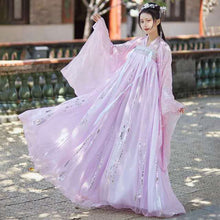 Load image into Gallery viewer, Summer Chinese Hanfu Princess Dress Women Fairy Folk with Kimono Female Dance Oriental Costume Chinese Clothes