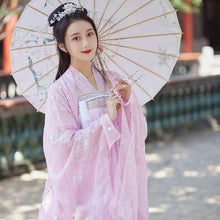 Load image into Gallery viewer, Summer Chinese Hanfu Princess Dress Women Fairy Folk with Kimono Female Dance Oriental Costume Chinese Clothes