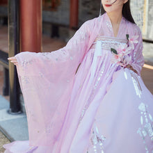 Load image into Gallery viewer, Summer Chinese Hanfu Princess Dress Women Fairy Folk with Kimono Female Dance Oriental Costume Chinese Clothes
