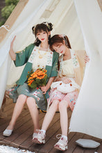 Load image into Gallery viewer, Summer Clothing Origional Women &#39;s Hanfu Dress Daily Short Sleeve Hanfu Embroidered Female Chinese -style Element Skirt Women