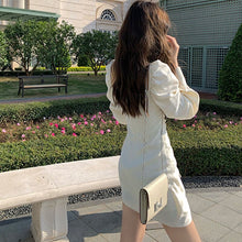 Load image into Gallery viewer, Summer Designer Kawaii Dress Women Elegant Strap Solid Sweet Mini Dress Female French High Street Party Night Mini Dress 2021