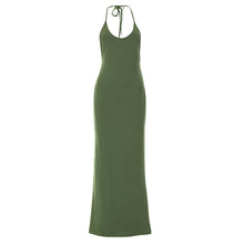 Load image into Gallery viewer, Summer For 2022 Strap Women&#39;s Clothes Black Halter  Elegant Casual Basics Evening Party Sexy Prom Corset Maxi Dress Vestidos