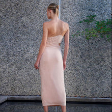 Load image into Gallery viewer, Summer For 2022 Strap Women&#39;s Clothes Black Pink Halter Cutout Elegant Casual Basics Evening Party Sexy Prom Corset Maxi Dress