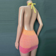 Load image into Gallery viewer, Summer Halter Sexy Backless Mini Dresses Bodycon Club Party Sleeveless Knitting Dress Streetwear Beachwear Holiday