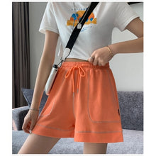 Load image into Gallery viewer, Summer High Waist Shorts Fashionable Boyfriend Style Leisure Student Short Feminino Harajuku Plus Size Strapon Jogging Work Out