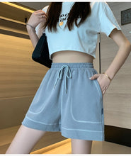 Load image into Gallery viewer, Summer High Waist Shorts Fashionable Boyfriend Style Leisure Student Short Feminino Harajuku Plus Size Strapon Jogging Work Out