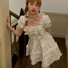 Load image into Gallery viewer, Summer Kawaii Lolita Dress Women Korean Party Evening Elegant Sweet Dress Female Short Sleeve Princess Casual Y2k Dress 2021