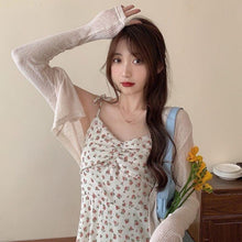 Load image into Gallery viewer, Summer Korean Floral Print Strap Dress Women Elegant Sweet Party Midi Dress Female French Kawaii Casual Beach Dress 2021 New