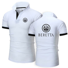 Load image into Gallery viewer, Summer Mens New High Quality Short Sleeve 2022 Beretta Guns Brand Casual Business Polo Shirt Fashion Loose Oversized Top