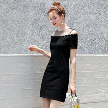 Load image into Gallery viewer, Summer Office Lady Dress Midi Woman Bodycon Sexy Dress Dresses Birthday Outfits Women Party Clothing 2020 Kawaii Vintage Black