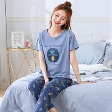 Load image into Gallery viewer, Summer Pajamas Cotton Home Pants Women Sleepwear Thin Pyjama Women Pants Female Casual Lady Home Wear Plus Size XXL 3XL 4XL 5XL