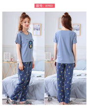 Load image into Gallery viewer, Summer Pajamas Cotton Home Pants Women Sleepwear Thin Pyjama Women Pants Female Casual Lady Home Wear Plus Size XXL 3XL 4XL 5XL