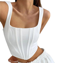 Load image into Gallery viewer, Summer Sexy Backless Tank Top Women y2k Tops Sleeveless Vest Y2k Knitted Camis Crop Tops Women Casual Solid Color Basic Camisole