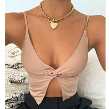 Load image into Gallery viewer, Summer Sexy Off Shoulder Top Slim Solid V-neck Women Shirts High Quality Street Style Womens Tops And Blouses 2021 Рубашки