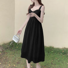 Load image into Gallery viewer, Summer Spaghetti Strap Dresses Women Sexy Backless Bow Bandage Sleeveless Solid Casual Robe 2021  Lace Up Party Vestido De Mujer