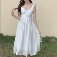Load image into Gallery viewer, Summer Spaghetti Strap Dresses Women Sexy Backless Bow Bandage Sleeveless Solid Casual Robe 2021  Lace Up Party Vestido De Mujer