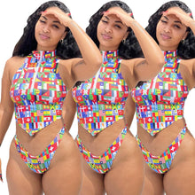 Load image into Gallery viewer, Summer Stylish Fitness Sexy Corset Tops+Pants 2 Piece Sets Women Skinny Stretchy Activewear Swimsuit Workout Outfits