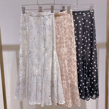 Load image into Gallery viewer, Summer Sweet Japan Style Elegant Mermaid Faldas Mujer Folral Print Trumpet Skirts Woman Chic Irregular High Waist Skirt Feminino