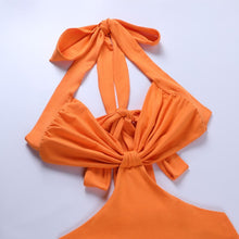 Load image into Gallery viewer, Summer Women Bodycon Halter Dress Long Midi Vintage Backless Elegant Birthday Party Dress Outfits Sexy Club Clothes Vestido Robe