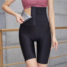 Load image into Gallery viewer, Sweat Sauna Pants Body Shaper Weight Loss Slimming Pants Women Waist Trainer Tummy Hot Thermo Sweat Leggings Fitness Workout