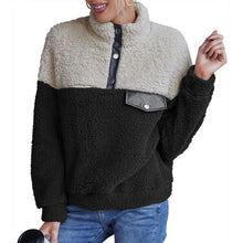 Load image into Gallery viewer, Sweatshirt for Women Autumn Harajuku Hoodies Oversized Pullovers Korean Style Tops Warm Fleece Fluffy Winter Hoodies