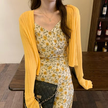Load image into Gallery viewer, Sweet Floral Dress Women Elegant Strap Party Long Kawaii Dress Female French Sexy High Street Beach Summer Korean Dress 2021 New