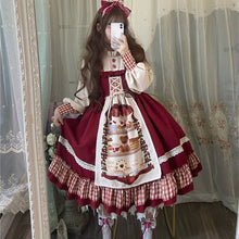 Load image into Gallery viewer, Sweet New Spring Lolita Dress for Woman 2022 Bandage Dresses Fresh Mori Girl Cosplay Costumes Party OP Dresses Kawaii