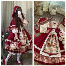 Load image into Gallery viewer, Sweet New Spring Lolita Dress for Woman 2022 Bandage Dresses Fresh Mori Girl Cosplay Costumes Party OP Dresses Kawaii