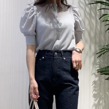 Load image into Gallery viewer, Sweet Puff Sleeve Japan Style Knitted Cardigan O-neck Single Breasted Slim Women Tops 2022 Chic Elegant Ol Cardgians with Camis
