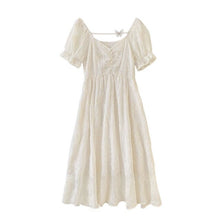 Load image into Gallery viewer, Sweet Sen V-neck Dress Female 2021 Summer New French First Love Bellflower Skirt Super Fairy Dress