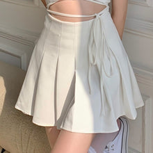 Load image into Gallery viewer, Sweet Skirts Suits Female Fashion Sexy Sleeveless Vest Top + High Waist Pleated Skirt Two Piece Sets Ensembles Femme 2021 Summer
