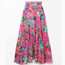 Load image into Gallery viewer, Swimsuit With Skirt Two Pieces Tankini Summer Beach Sun Protection Print Floral Tie Dye Push Up Micro Women&#39;s Suit Surf Wear