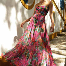 Load image into Gallery viewer, Swimsuit With Skirt Two Pieces Tankini Summer Beach Sun Protection Print Floral Tie Dye Push Up Micro Women&#39;s Suit Surf Wear