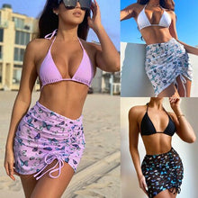 Load image into Gallery viewer, Swimsuit Women Biquini Sexy Bandeau Bikinis Pleats Bikini Set Bathing Suit Women Beachwear Bikini  Swimwear