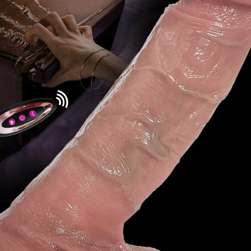 Telescopic Heating Vibrators for Women Clitoris Powerful Tongue Licking Sex Machine Female Dildo Vibrator Sex Toys for Womans