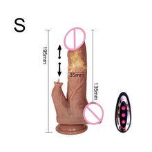 Load image into Gallery viewer, Telescopic Sexy Toys Thrusting Dildo Vibrators for Women Realistic Dildos Female Masturbators Toy Heating Penis With Suction Cup