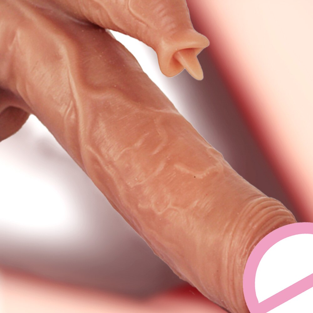 Telescopic Sexy Toys Thrusting Dildo Vibrators for Women Realistic Dildos Female Masturbators Toy Heating Penis With Suction Cup