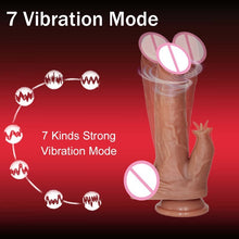 Load image into Gallery viewer, Telescopic Sexy Toys Thrusting Dildo Vibrators for Women Realistic Dildos Female Masturbators Toy Heating Penis With Suction Cup