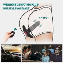 Load image into Gallery viewer, Telescopic Vibrating Butt Plug Anal Vibrator Wireless Remote Sex Toys for Women Ass Anal Dildo Prostate Massager Men Buttplug