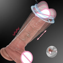 Load image into Gallery viewer, Telescopic Vibrating Thrusting Realistic Dildo Female Masturbation With Suction Cup Heating Penis Remote Control Dick For Women