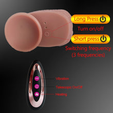 Load image into Gallery viewer, Telescopic Vibrating Thrusting Realistic Dildo Female Masturbation With Suction Cup Heating Penis Remote Control Dick For Women