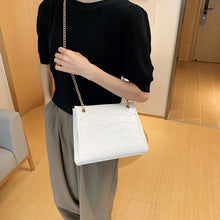 Load image into Gallery viewer, Teste padrão de pedra pequeno couro do plutônio sacos de ombro para as mulheres 2022 senhora crossbody saco moda feminina bolsas