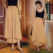 Load image into Gallery viewer, Thailand Beach Holiday Casual Pants Women Summer High waist split Loose wide-legged Trousers Female Autumn Long pants
