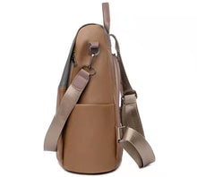 Load image into Gallery viewer, The new backpack trendy fashion simple female bag hit color one-shoulder handbag