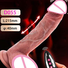 Load image into Gallery viewer, Thrusting Realistic Dildo Vibrator Heating Vibrators Feels Like Skin Suction Cup Penis Remote Control Adult Sex Toys  for Women