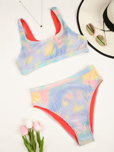 Load image into Gallery viewer, Tie Dye Bikinis 2020 Sexy Women Swimsuit Swimwear Female Halter Brazilian High Waist Bikini Set Biquini Bathing Suit Beachwear