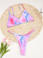 Load image into Gallery viewer, Tie Dye Micro Bikinis 2021 Sexy Women Swimsuit Swimwear Female Thong Brazilian Bather Bikini Set Biquini Bathing Suit Beachwear