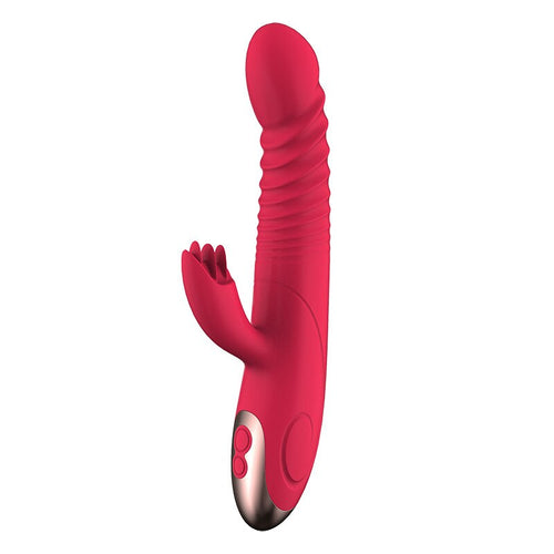 Tongue Automatic Expansion and Insertion Heating Vibrating Stick Women's Vibrating Massage Stick Fun Products Sex Toys  Dildo